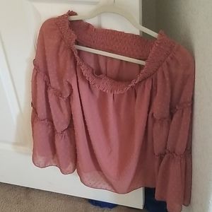 Pretty blouse off the shoulder